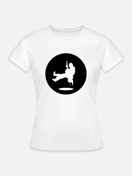 climbing - Frauen T-Shirt - Weiß