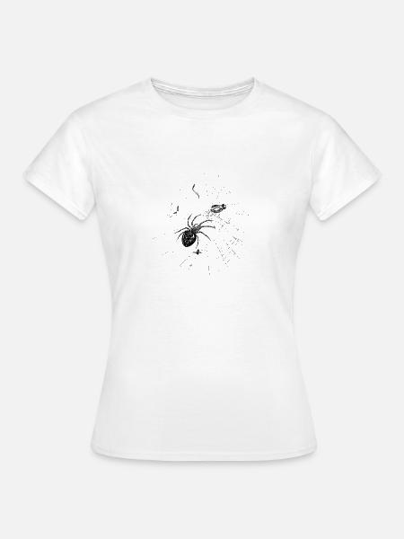 Deutsche Ritterspinne - Frauen T-Shirt - Weiß