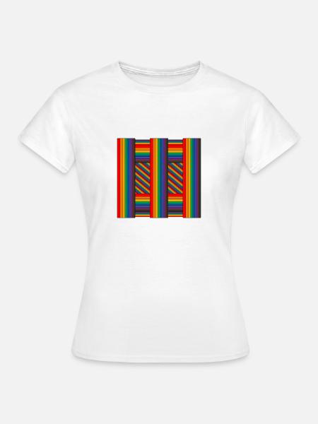 RainbowArt - Frauen T-Shirt - Weiß