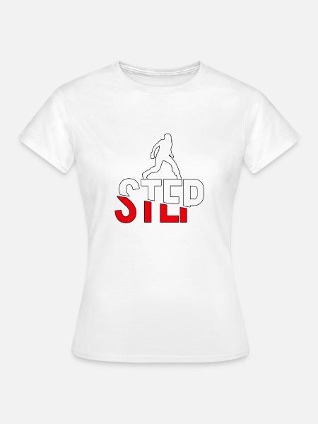 STEP - Frauen T-Shirt - Weiß