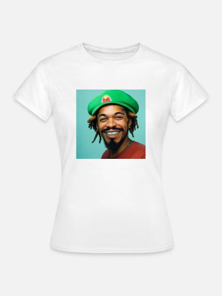 Rastafari-porträt - Frauen T-Shirt - Weiß