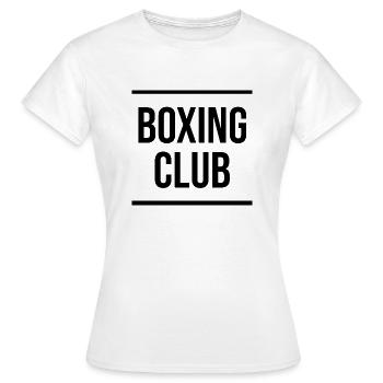 Boxing Club Imprint - Women's T-Shirt - white - Front - AI Model Female 172 dark (172cm)