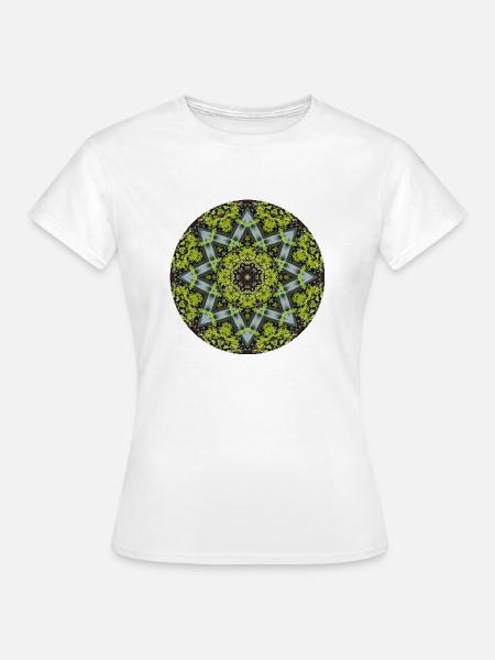 Mandala-Quantum 11 - Frauen T-Shirt - Weiß