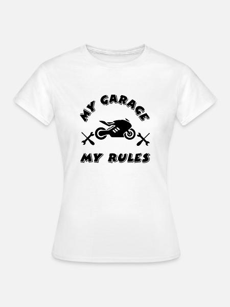 Garage - Frauen T-Shirt - Weiß