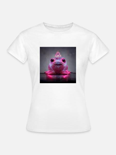 Froschprinzessin - Frauen T-Shirt - Weiß