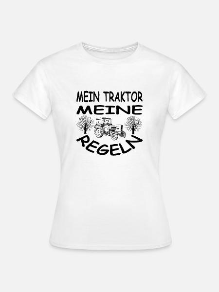 Traktor - Frauen T-Shirt - Weiß