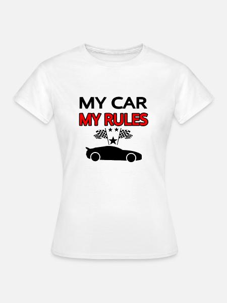 Auto - Frauen T-Shirt - Weiß
