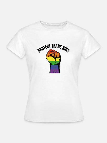 Trans Kids schützen - Frauen T-Shirt - Weiß
