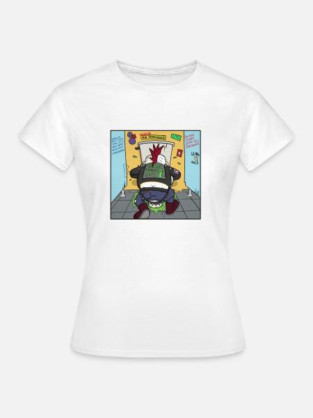 Kotzen - Frauen T-Shirt - Weiß