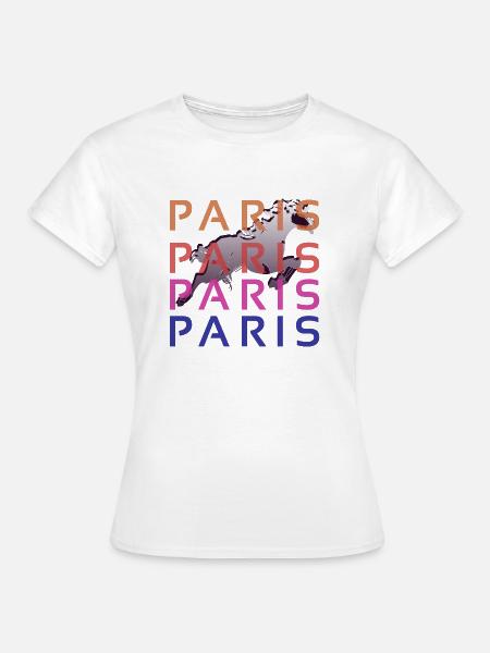 Paris - Frauen T-Shirt - Weiß