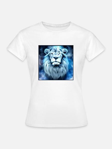 SURREALER LÖWE 1 - Frauen T-Shirt - Weiß
