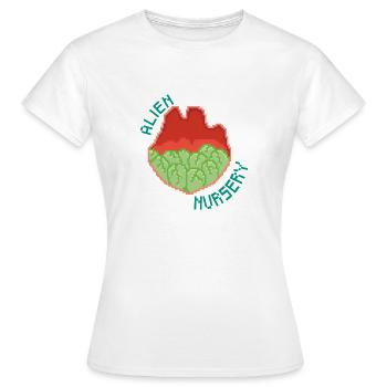 ALIEN NURSERY - Women's T-Shirt - white - Front - AI Model Female 172 dark (172cm)