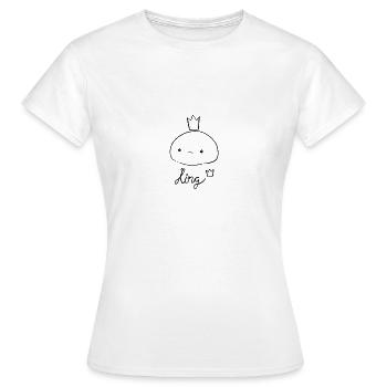 Roi - T-shirt Femme - blanc - Devant - AI Model Female 172 dark (172cm)