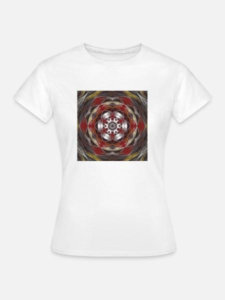 Mosaik - Frauen T-Shirt - Weiß