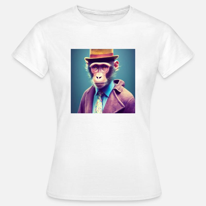 Cool Monkey v2 - Women's T-Shirt - white