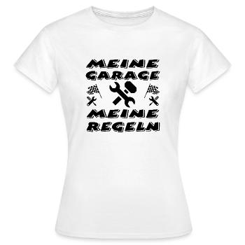Garage - Frauen T-Shirt - Weiß - Vorne - AI Model Female 172 dark (172cm)