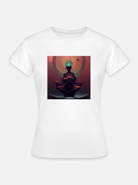 ARTWORK SPIRITUAL _05 - Frauen T-Shirt - Weiß