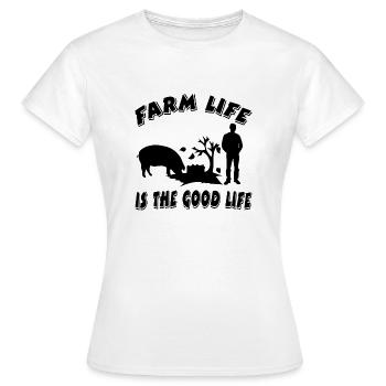Farm - Women's T-Shirt - white - Front - AI Model Female 172 dark (172cm)