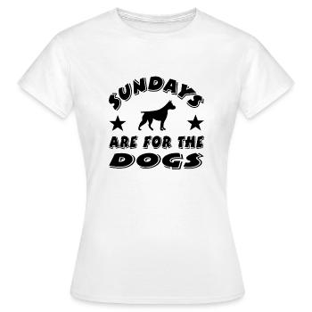 Canine - Women's T-Shirt - white - Front - AI Model Female 172 dark (172cm)