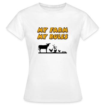 Farm - Women's T-Shirt - white - Front - AI Model Female 172 dark (172cm)