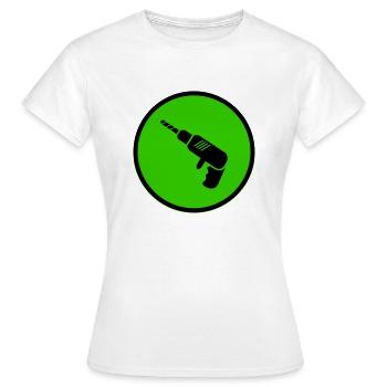Drill - Women's T-Shirt - white - Front - AI Model Female 172 dark (172cm)