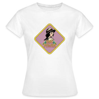 Girl power - T-shirt Femme - blanc - Devant - AI Model Female 172 dark (172cm)