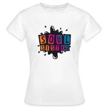Âme sœur - T-shirt Femme - blanc - Devant - AI Model Female 172 dark (172cm)