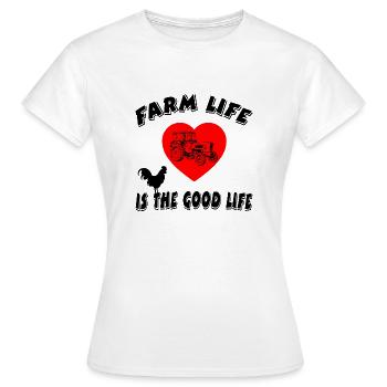Farm - Women's T-Shirt - white - Front - AI Model Female 172 dark (172cm)