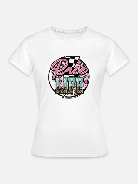 Rennleben - Frauen T-Shirt - Weiß