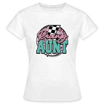 Tante de course - T-shirt Femme - blanc - Devant - AI Model Female 172 dark (172cm)