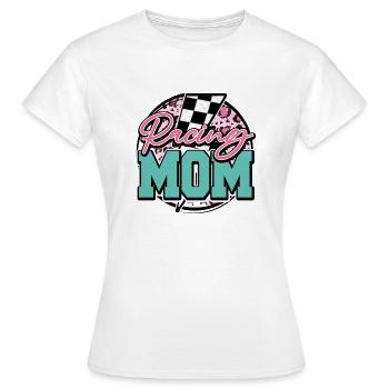 Maman de course - T-shirt Femme - blanc - Devant - AI Model Female 172 dark (172cm)