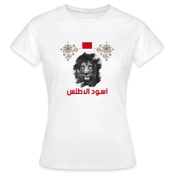 Marokko - Frauen T-Shirt - Weiß - Vorne - AI Model Female 172 dark (172cm)