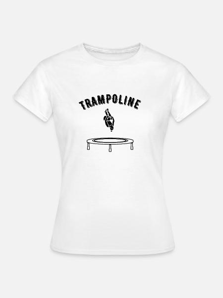 Trampolin - Frauen T-Shirt - Weiß