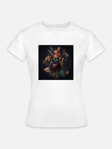 Floral Design 6 - Frauen T-Shirt - Weiß