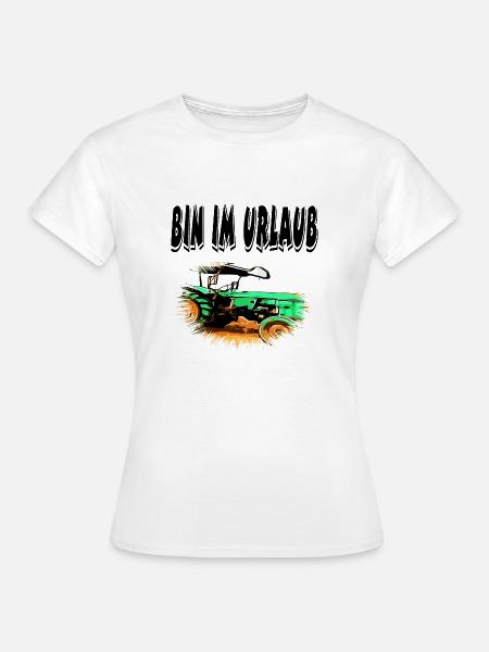 Traktor - Frauen T-Shirt - Weiß