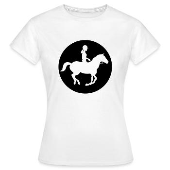 Rider - Women's T-Shirt - white - Front - AI Model Female 172 dark (172cm)