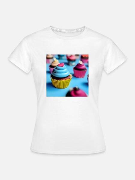 Partycupcakes - Frauen T-Shirt - Weiß