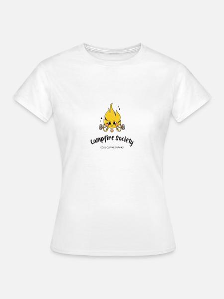 CAMPFIRE SOCIETY - Frauen T-Shirt - Weiß