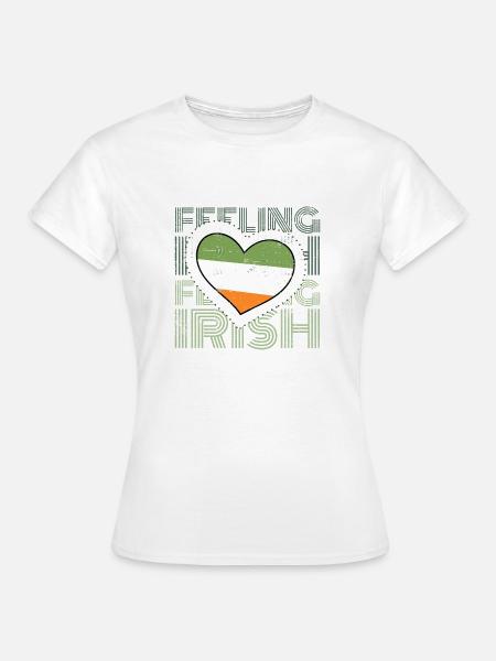 Feeling Irish - Frauen T-Shirt - Weiß