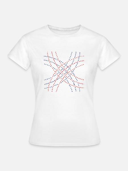 Dotart 016 - Frauen T-Shirt - Weiß