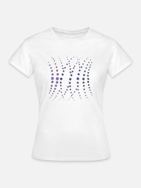 Dotart 025 - Frauen T-Shirt - Weiß