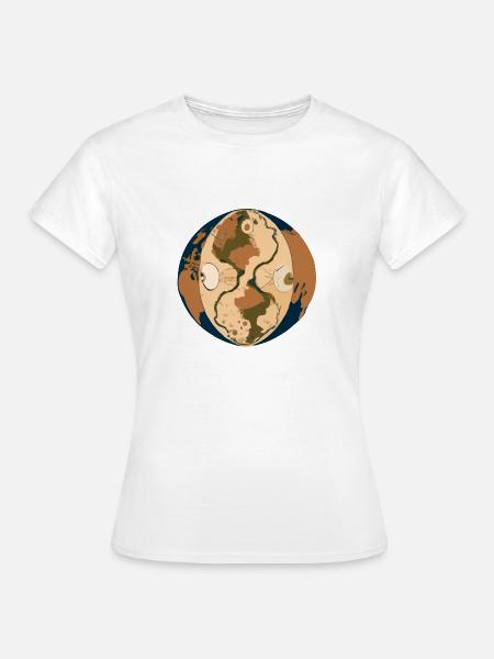Unbekannte Landschaft - Frauen T-Shirt - Weiß