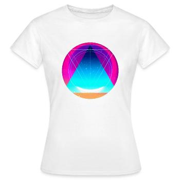Universum - Frauen T-Shirt - Weiß - Vorne - AI Model Female 172 dark (172cm)