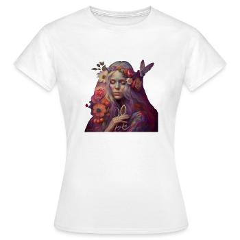 Emma La lutine - T-shirt Femme - blanc - Devant - AI Model Female 172 dark (172cm)