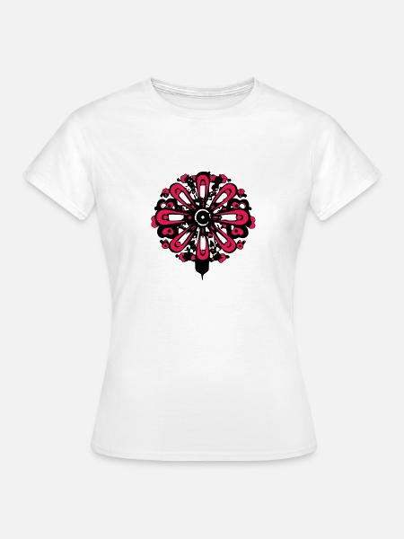 Das Mandala - Frauen T-Shirt - Weiß