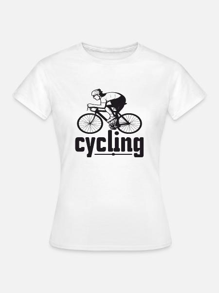 Cycling - Frauen T-Shirt - Weiß