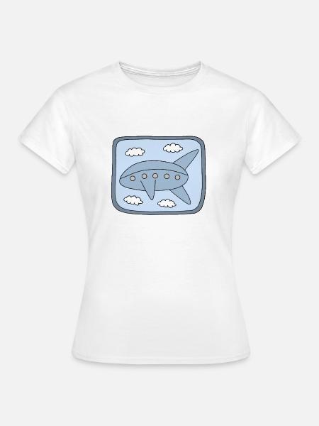 Luftschiff Design - Frauen T-Shirt - Weiß