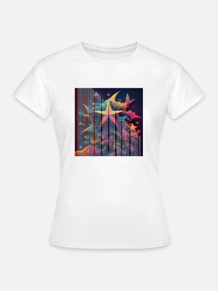 Stellarer Dunst - Frauen T-Shirt - Weiß