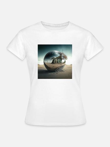 Landschaft der Welt n°3 - Frauen T-Shirt - Weiß