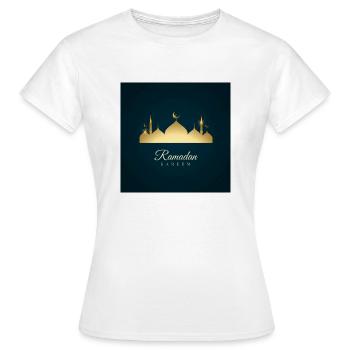 Ramadan kareem - Frauen T-Shirt - Weiß - Vorne - AI Model Female 172 dark (172cm)